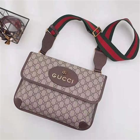 gucci bags messenger|gucci unisex messenger bag.